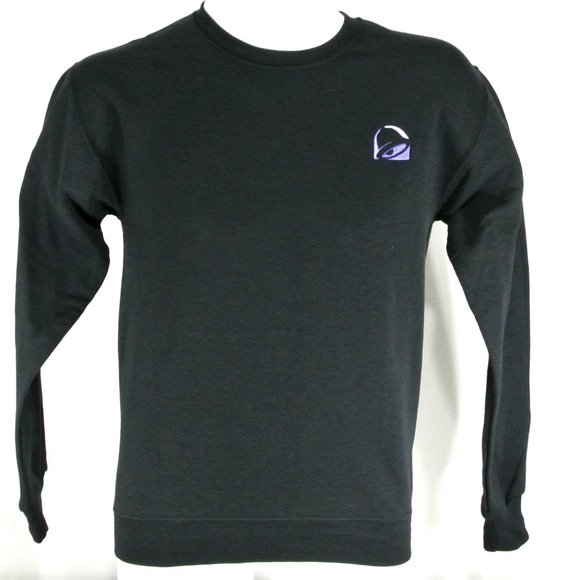 TACO BELL Black Sweatshirt Employee Uniform Shirt Size M Medium - Picture 9 of 13